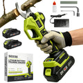 SEESE Electric Pruning Shears for Gardening: 1.25" Cutting Cordless Power Pruner, Brushless Motor, Dual21V Battery for Tree & Flowertrimming Fathersdaygift