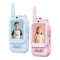 2PCS Video Walkie Talkies for Kids Rechargeable Toddler Toys for Indoor Camping Travel Birthday Gfits for Kids Ages 3-12