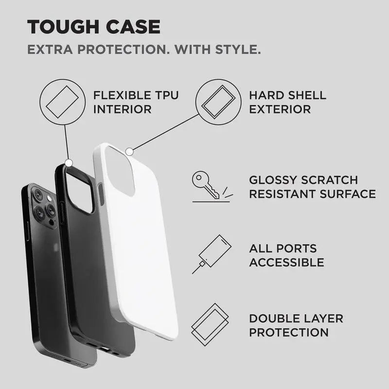 Michael Jackson Tough Phone Case with Iconic Glove Pose & Gold Signature - 2D Design Suitable for Iphone 17-11 Pro Max/Plus and Samsung Galaxy S23-25 - Impact Resistant Polycarbonate & TPU Lining - Protective Phone Cover