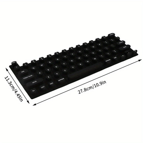 1Pc Silicone Laptop Keyboard Film Long Nails Convenient Typing Artifact Protects Manicure Available Press on Nails Key Caps