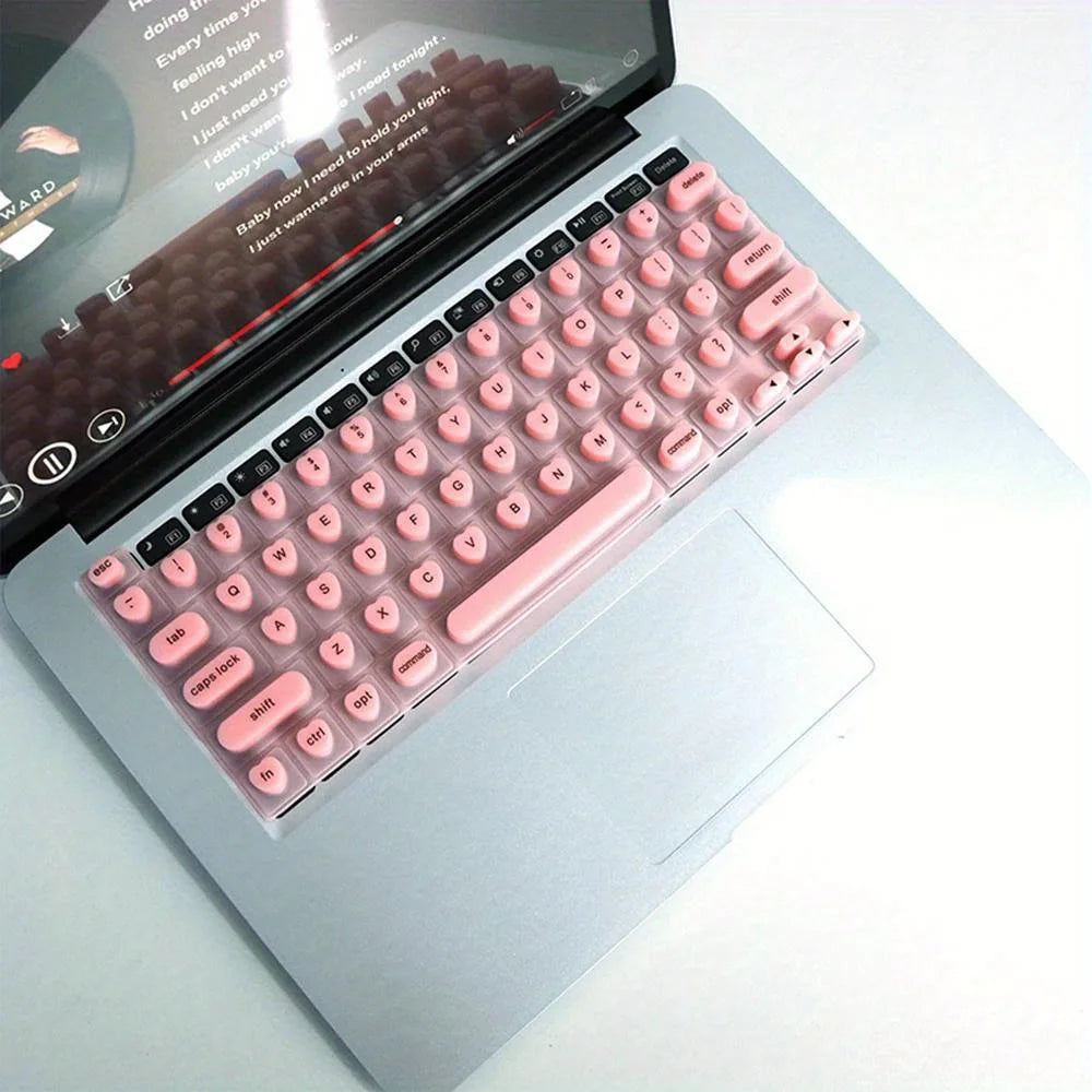 1Pc Silicone Laptop Keyboard Film Long Nails Convenient Typing Artifact Protects Manicure Available Press on Nails Key Caps