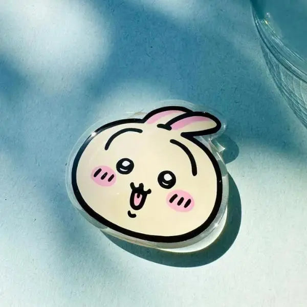 Chiikawa Kawaii Phone Grip - Adorable Usagi Hachiware Acrylic Charm for Ultimate Phone Security and Stylish Stand