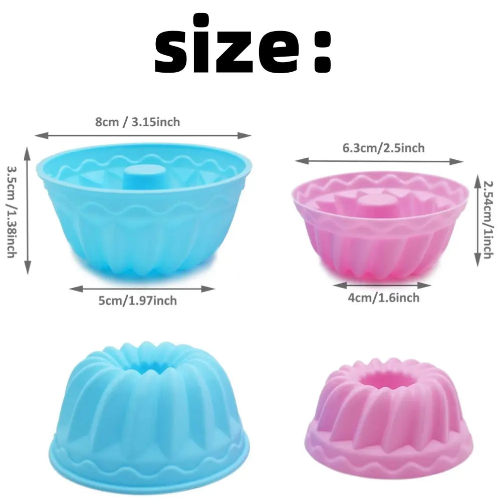 24 Pcs Reusable Silicone Baking Cups Food Grade Non-Stick Muffin Liners Silicone Donut Mold Multi Flower Shapes Reusable Muffin Liners Beauty & Personal Care