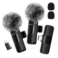 Hitozon Wireless Mini Microphone for Iphone 15/16/17, Ipad, Android, Wireless Lavalier Microphone with Noise Reduction, Portable USB C Lapel Mic for Video Recording, Vlog, Tiktok, Youtube